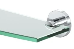 Gatco Reveal 20-1/8" (511mm) Glass Shelf (Polished Chrome)