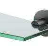 Gatco Reveal 20-1/8" (511mm) Glass Shelf (Matte Black)