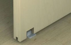 Hafele Slido D-Line11 120-P Sliding Door Hanger Set - 254lb. (34-3/16" Min. Door Width, With Smuso Soft-Close On Both Sides) -Amerock Sales Shop haf 80 p bottom detail big 2