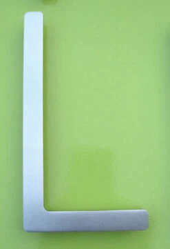 HouseArt 5" (128mm) House Letters - (Brushed Stainless Steel) -Amerock Sales Shop har 0302 0308 0333 bs l big