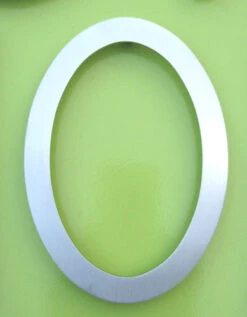 HouseArt 5" (128mm) House Letters - (Brushed Stainless Steel) -Amerock Sales Shop har 0302 0308 0333 bs o big