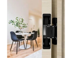 Sugatsune 3-Way Adjustable Surface Mount Concealed Hingefor 1-1/2" (38mm) Min. Thick Doors - EACH 25 Sugatsune 3-Way Adjustable Surface Mount Concealed Hingefor 1-1/2" (38mm) Min. Thick Doors - EACH -Amerock Sales Shop hes2s 140 a125 bl lifestyle big