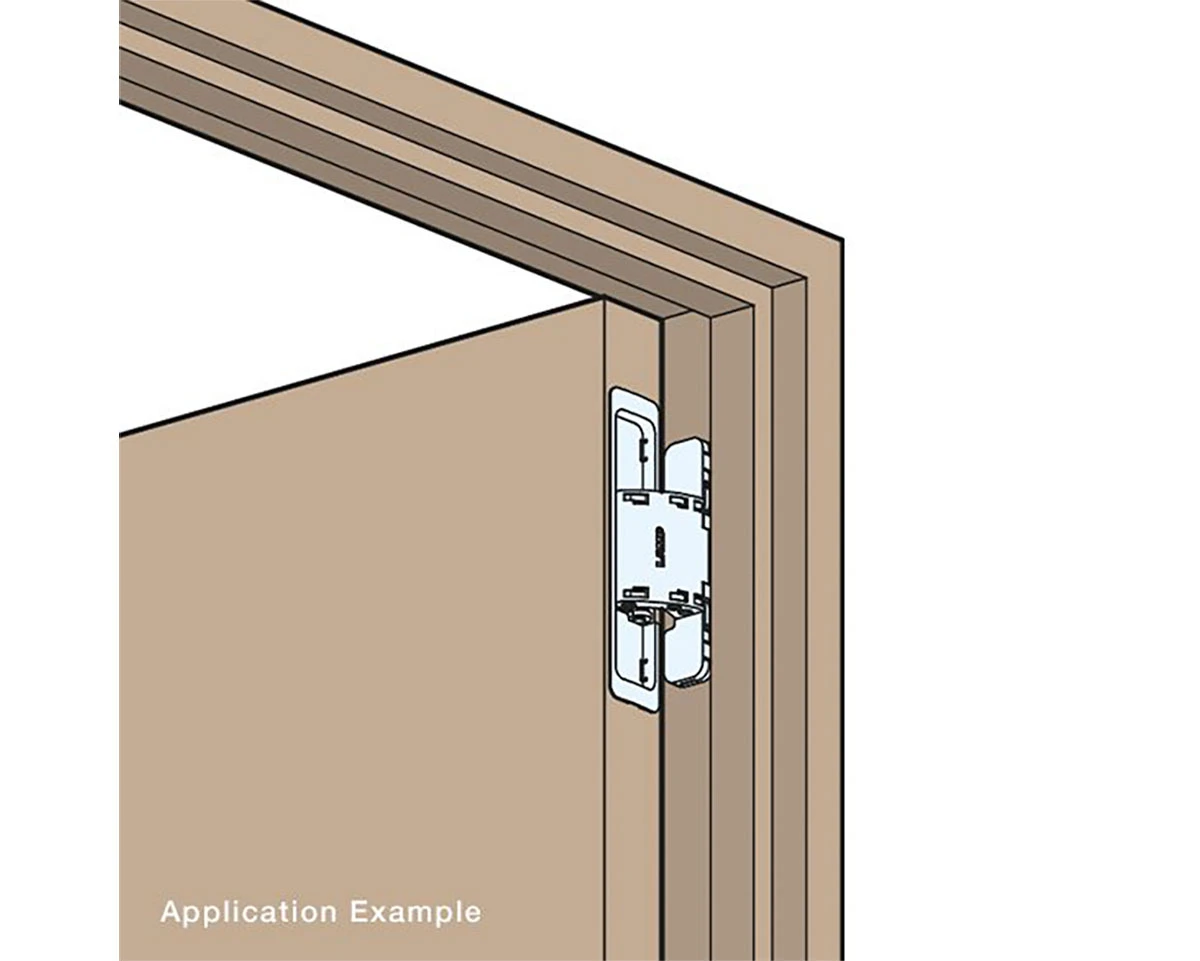 Sugatsune 3-Way Adjustable Surface Mount Concealed Hingefor 1-1/2" (38mm) Min. Thick Doors - EACH 13 Sugatsune 3-Way Adjustable Surface Mount Concealed Hingefor 1-1/2" (38mm) Min. Thick Doors - EACH - Image 13