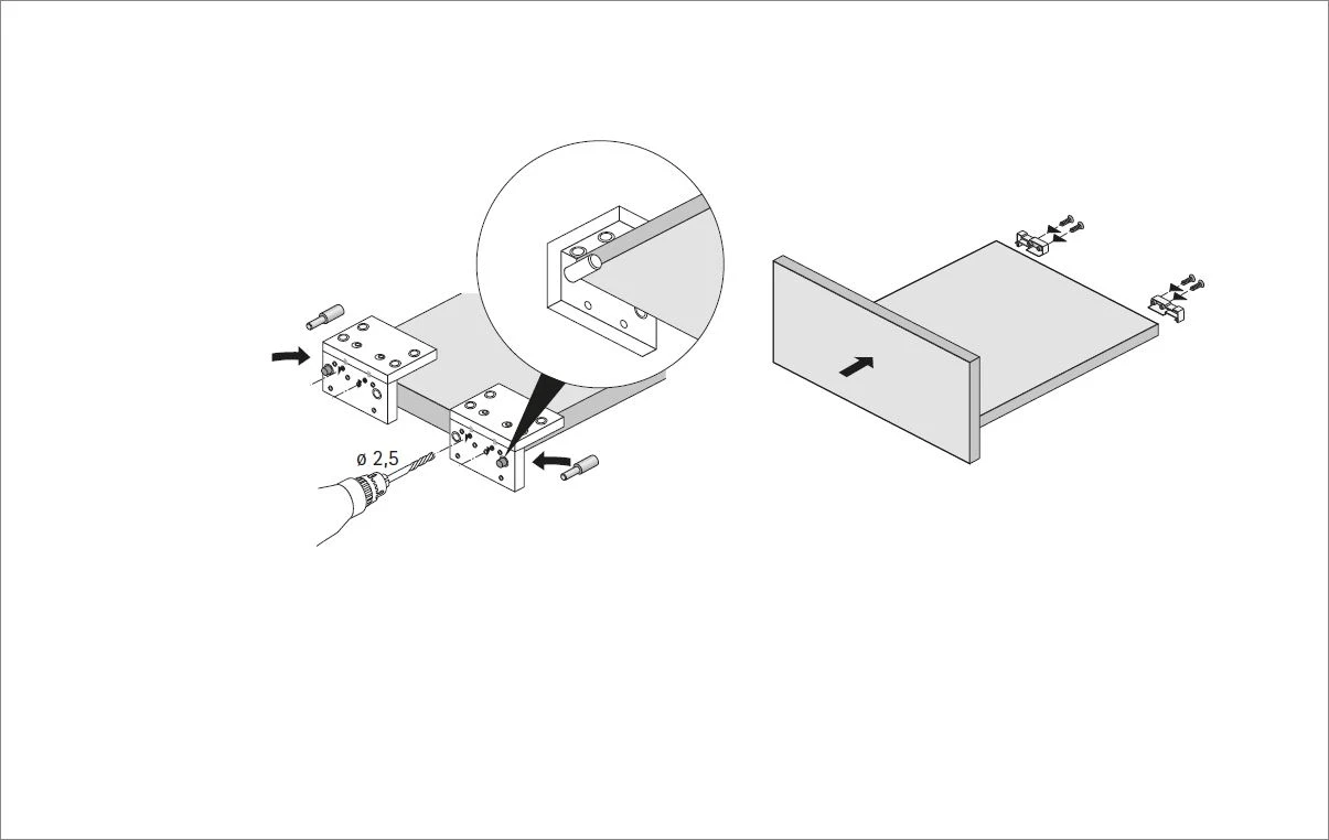 Hettich Mounting Jig For Quadro 4D Drawer Slides - EACH 2 Hettich Mounting Jig For Quadro 4D Drawer Slides - EACH - Image 2