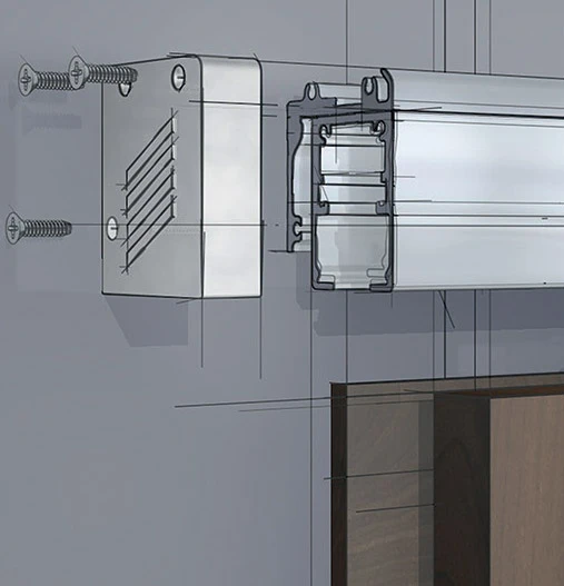 Top Line Grant SD Series Wall Mount End Caps - (PAIR) 2 Top Line Grant SD Series Wall Mount End Caps - (PAIR) - Image 2