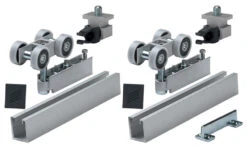 Top Line Grant HD Series Low-Profile Ball-Bearing Carrier Set - (325lb.)