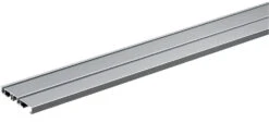 Hettich SlideLine-M 98-7/16" (2500mm) 2-Track Bottom Running Profile For Inset Doors, Screw Or Adhesive Mount