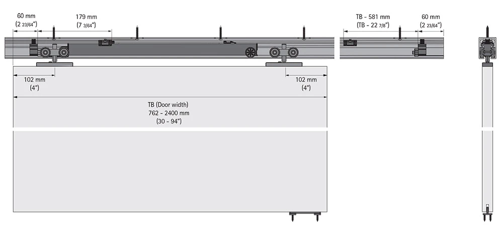 Top Line Grant HD Series Silent System Set - (325lb.) 3 Top Line Grant HD Series Silent System Set - (325lb.) - Image 3