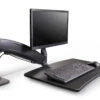 Knape And Vogt Altissimo Prime Sit-Stand Workstation, Single Montior Mount