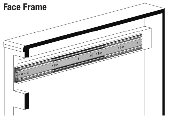 Knape And Vogt 8650FM 28" (711mm) 150lbs. (68.039kg) Heavy-Duty Soft-Close, Full Extension Drawer Slides - PAIR 2 Knape And Vogt 8650FM 28" (711mm) 150lbs. (68.039kg) Heavy-Duty Soft-Close, Full Extension Drawer Slides - PAIR - Image 2