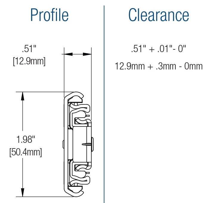 Knape And Vogt 8650FM 28" (711mm) 150lbs. (68.039kg) Heavy-Duty Soft-Close, Full Extension Drawer Slides - PAIR 3 Knape And Vogt 8650FM 28" (711mm) 150lbs. (68.039kg) Heavy-Duty Soft-Close, Full Extension Drawer Slides - PAIR - Image 3