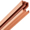 Knape And Vogt 72" (1829mm) Plastic Track Set - For 1/2" Thick Bypassing Doors - (Tan)