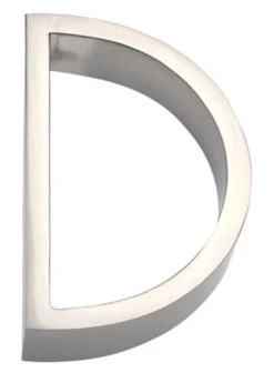 Linnea 5" (128mm) House Letters - (Satin Stainless Steel) -Amerock Sales Shop lin alp5 d bn big