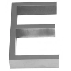 Linnea 5" (128mm) House Letters - (Satin Stainless Steel) -Amerock Sales Shop lin alp5 e big 1