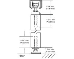 NGP 96" (2438mm) Four-Door Bi-Fold Track Set - 75lb. (Aluminum) 6 NGP 96" (2438mm) Four-Door Bi-Fold Track Set - 75lb. (Aluminum) -Amerock Sales Shop ngp slal75 bf illust1 big 1