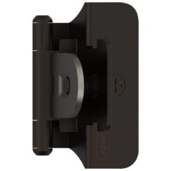 Amerock 1/4" Overlay Double Demountable Partial Wrap Self Closing Cabinet Hinge - PAIR -Amerock Sales Shop oil rubbed bronze hinge amerock functional hardware self closing demountable bpr8701orb silo primary 22 big 1