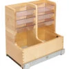 Rev-A-Shelf L-Shape Vanity Pull-Out Organizer For 30" Base Vanity Cabinet - (Maple)