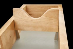 Rev-A-Shelf 30" Vanity U-Shaped Undersink Pull-Out, Bottom Mount - (Maple) -Amerock Sales Shop ras 486 30vsbsc bm 1 b iso 2017 big