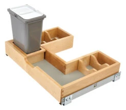 Rev-A-Shelf 30" Vanity U-Shaped Undersink Pull-Out, Bottom Mount - (Maple)