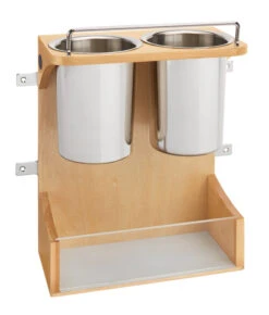 Rev-A-Shelf Vanity Door Storage Appliance Rack - (Maple)