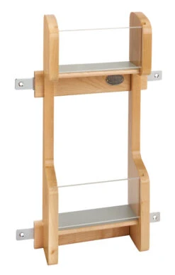 Rev-A-Shelf Vanity Door Mount Storage Rack For 12" Vanity Base Cabinet - (Maple)