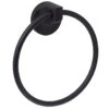 Sure-Loc Sierra 6-1/4" (159mm) Towel Ring (Flat Black)