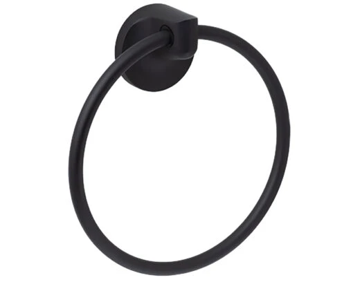 Sure-Loc Sierra 6-1/4" (159mm) Towel Ring (Flat Black) -Amerock Sales Shop sa tr1 fbl big