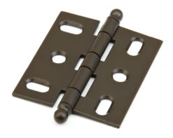 Schaub And Company Adjustable Solid Brass 2" (51mm) Flush/Full Inset Mortise Ball Tip Hinge - EACH (Oil Rubbed Bronze)