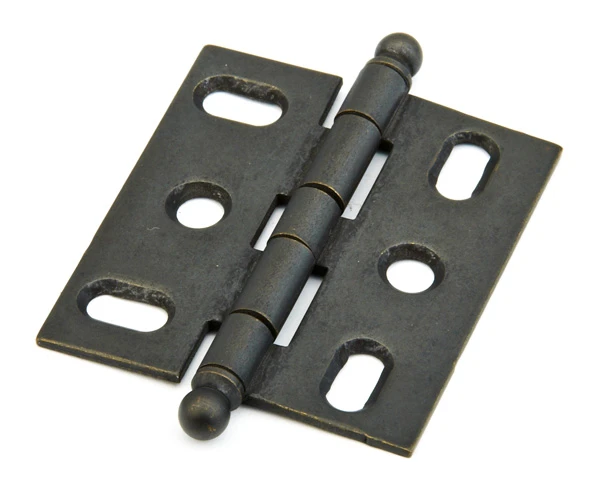 Schaub And Company Adjustable Solid Brass 2" (51mm) Flush/Full Inset Mortise Ball Tip Hinge - EACH (Distressed Bronze) 1 Schaub And Company Adjustable Solid Brass 2" (51mm) Flush/Full Inset Mortise Ball Tip Hinge - EACH (Distressed Bronze)