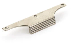 Schaub And Company Stradella 8" (203mm) Cabinet Edge Pull (Polished White Bronze)