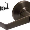Schlage ALX-Series Saturn Bath/Bedroom Privacy Latch Lock Set (Oil Rubbed Bronze)
