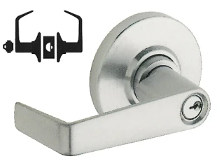Schlage ALX-Series Saturn Storeroom Lever Lock (Satin Chrome) 1 Schlage ALX-Series Saturn Storeroom Lever Lock (Satin Chrome)