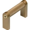 Schwinn Design 44702/64 2-1/2" (64mm) Center-to-Center Knurled Cabinet Pull (Matte Gold)