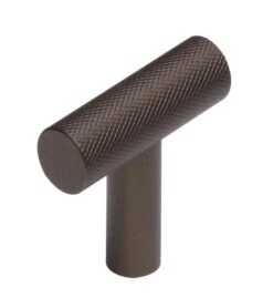 Schwinn Design 3998 1-9/16" (40mm) Knurled Cabinet T-Knob (Dark Bronze)