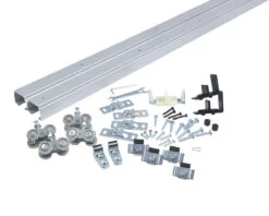 NGP 144" (3658mm) ByPass Track Set - 250lb. (Aluminum)