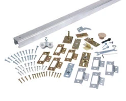 NGP 48" (1219mm) Two-Door Bi-Fold Track Set - 75lb. (Aluminum)