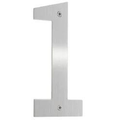 Smedbo 6" (152mm) House Numbers - (Brushed Stainless Steel) -Amerock Sales Shop sme b941 big 1