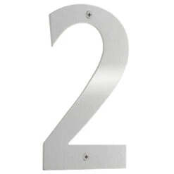 Smedbo 6" (152mm) House Numbers - (Brushed Stainless Steel) -Amerock Sales Shop sme b942 big