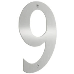 Smedbo 6" (152mm) House Numbers - (Brushed Stainless Steel) -Amerock Sales Shop sme b949 big