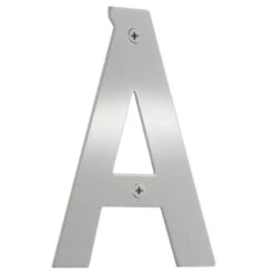 Smedbo 6" (152mm) House Letters A-D (Brushed Stainless Steel) -Amerock Sales Shop sme b950 big 1