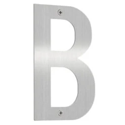 Smedbo 6" (152mm) House Letters A-D (Brushed Stainless Steel) -Amerock Sales Shop sme b951 big 1
