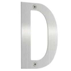 Smedbo 6" (152mm) House Letters A-D (Brushed Stainless Steel) -Amerock Sales Shop sme b953 big