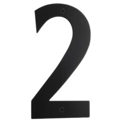 Smedbo 6" (152mm) House Numbers (Black Stainless) -Amerock Sales Shop sme bb942 big