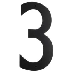 Smedbo 6" (152mm) House Numbers (Black Stainless) -Amerock Sales Shop sme bb943 big 1