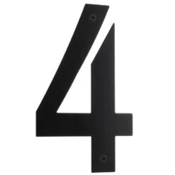 Smedbo 6" (152mm) House Numbers (Black Stainless) -Amerock Sales Shop sme bb944 big 1