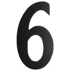 Smedbo 6" (152mm) House Numbers (Black Stainless) -Amerock Sales Shop sme bb946 big 1