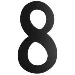 Smedbo 6" (152mm) House Numbers (Black Stainless) -Amerock Sales Shop sme bb948 big