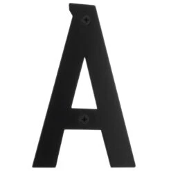 Smedbo 6" (152mm) House Letters A-C (Black Stainless) -Amerock Sales Shop sme bb950 big 1