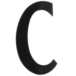 Smedbo 6" (152mm) House Letters A-C (Black Stainless) -Amerock Sales Shop sme bb952 big