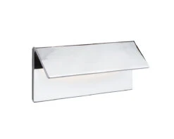Sietto Fold 4" (102mm) Center-to-Center Cabinet Finger Pull (Polished Chrome)